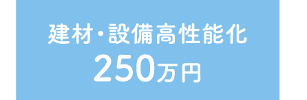 建材・設備高性能化 250万円